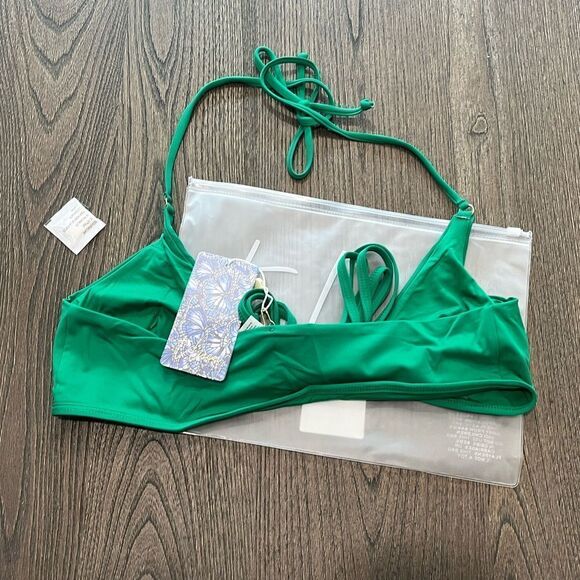 NWT Toluca Amina Bikini Top Waist Wrap Triangle Lush Size M/L - Picture 4 of 7